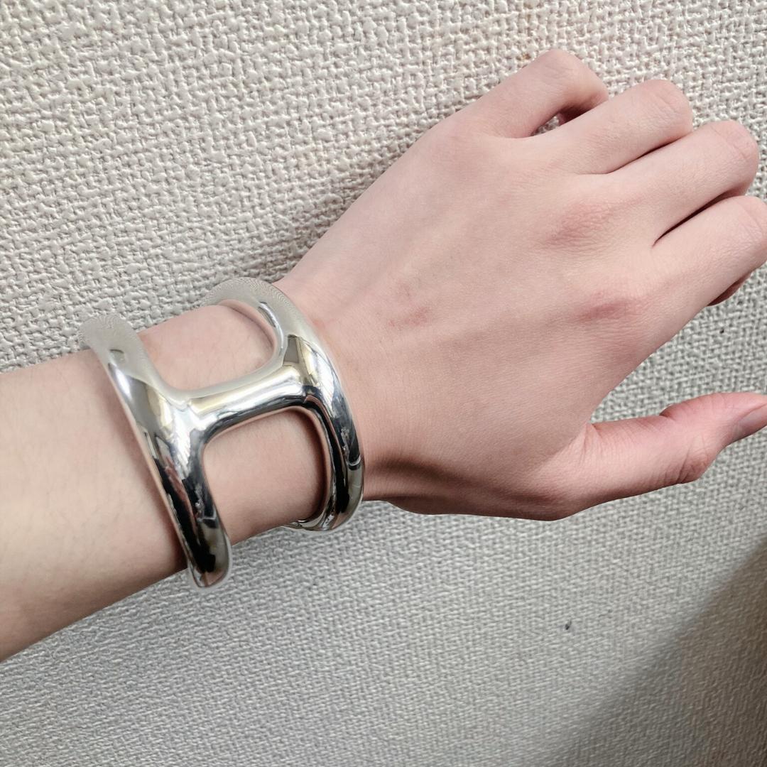 ❝極美品❞ エルメス オスモズ バングル Osmose ワイド ブレスレット