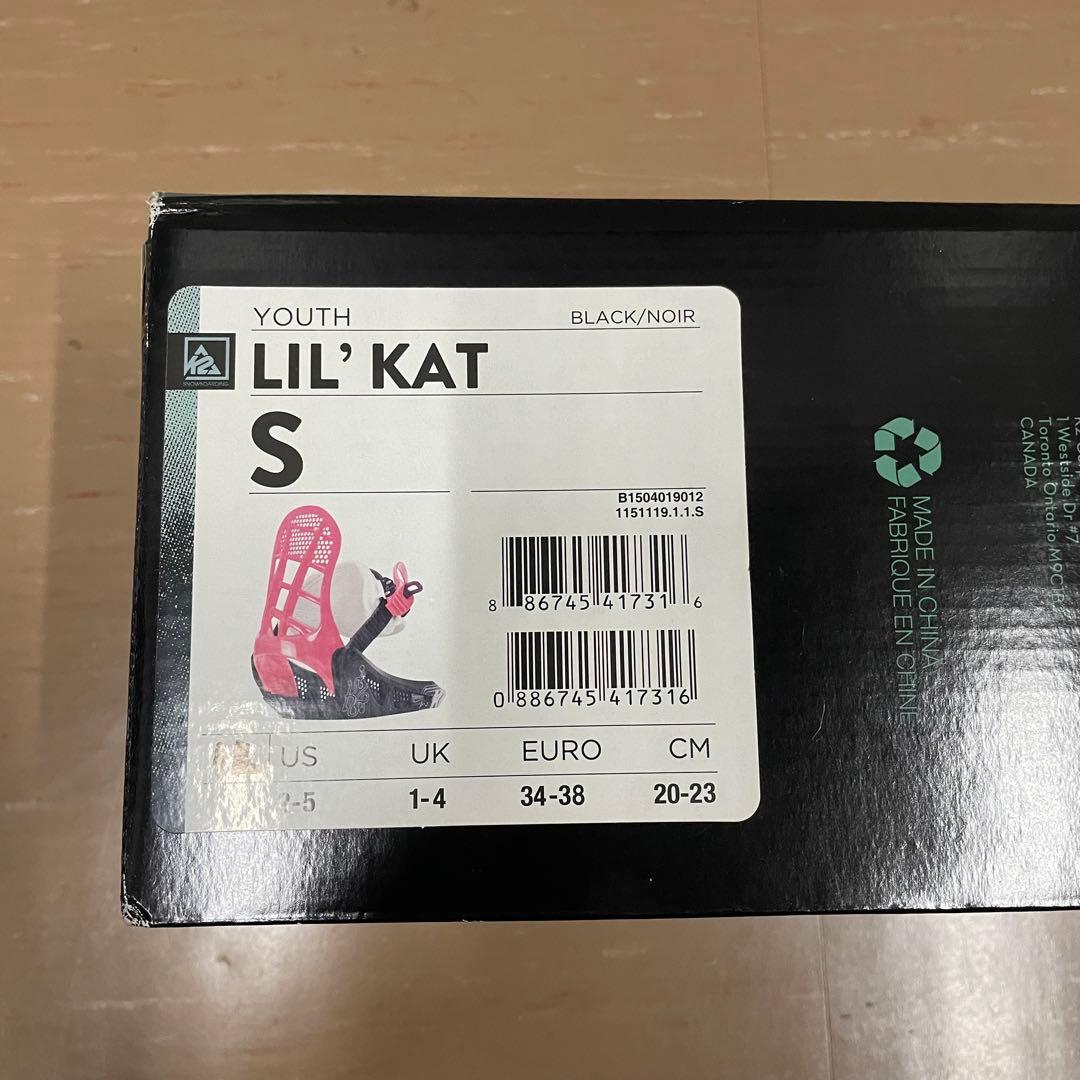 K2 LIL'KAT スノーボードビンディング　キッズ　子供用　small