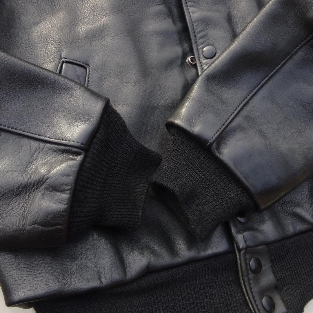 90s vanson バンソンUSA製 レザー スタジャンジャケット38釦止め