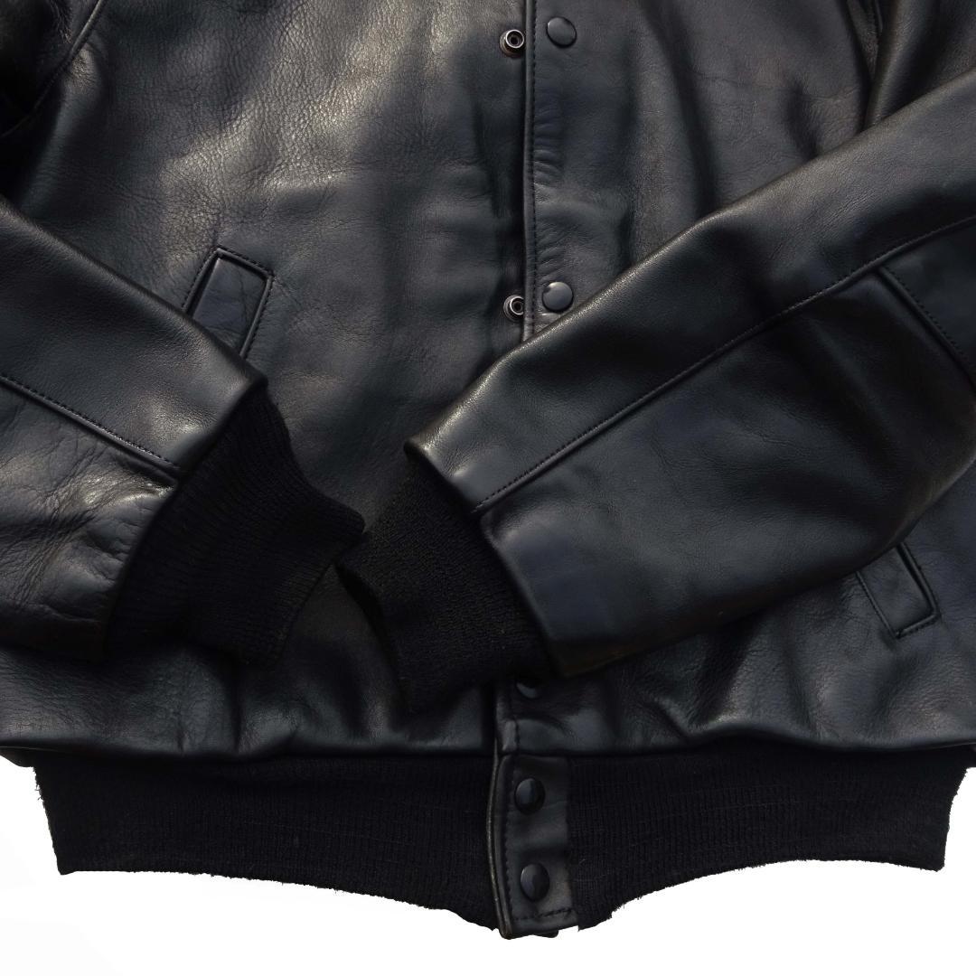 90s vanson バンソンUSA製 レザー スタジャンジャケット38釦止め
