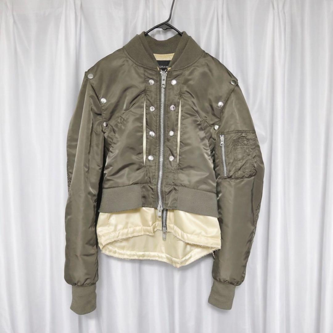 GRANCY　ボリュー ムレイヤードデザインMA-1　Sサイズ