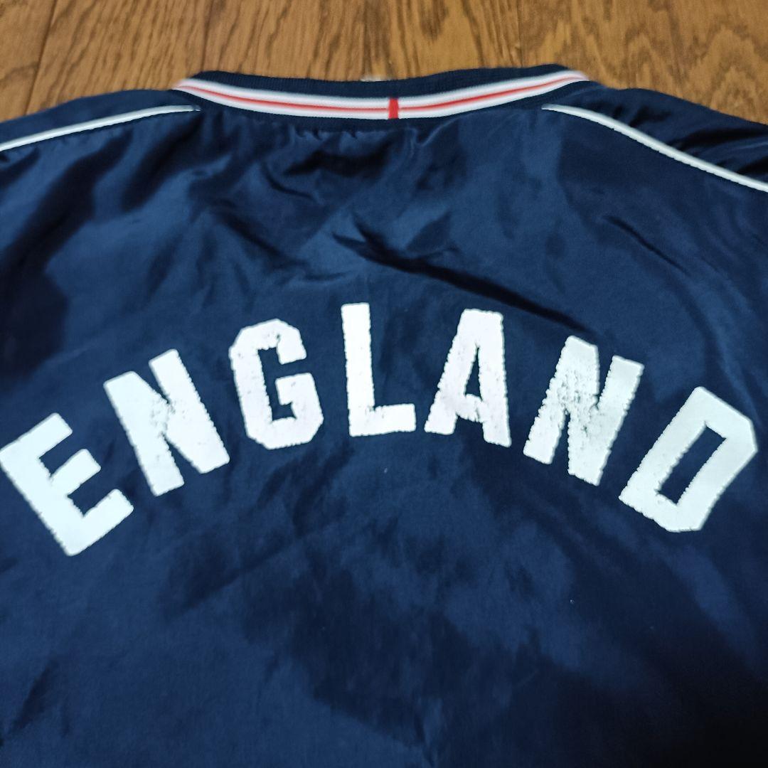 【人気】90s UMBRO イングランド代表 プルオーバー ナイロン 刺繍ロゴ