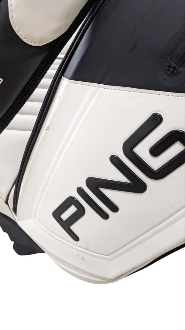 ピン　キャディバック　ホワイト＆ブラック