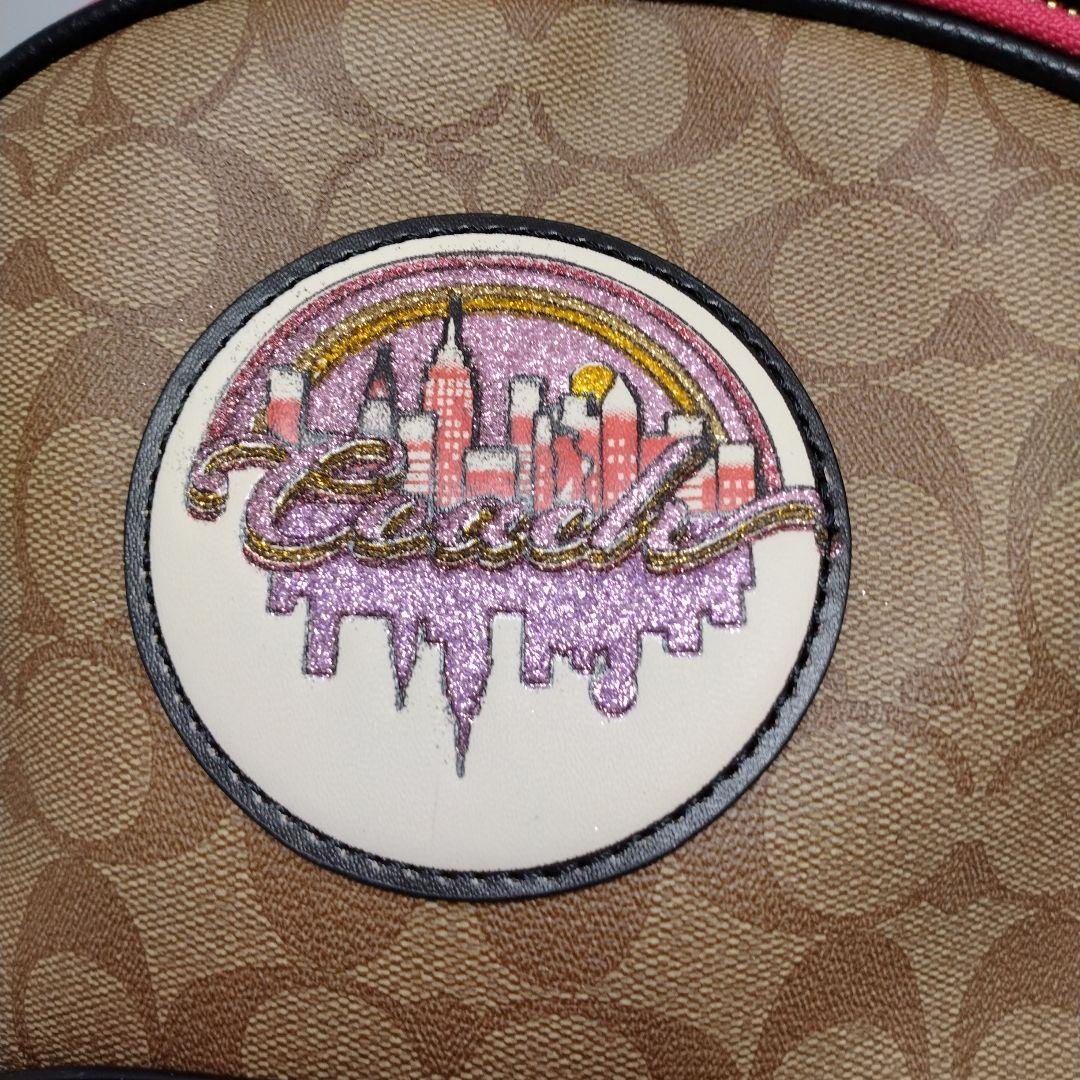 【新品未使用】コーチコートブロック サインキャンバス バックパック C6920