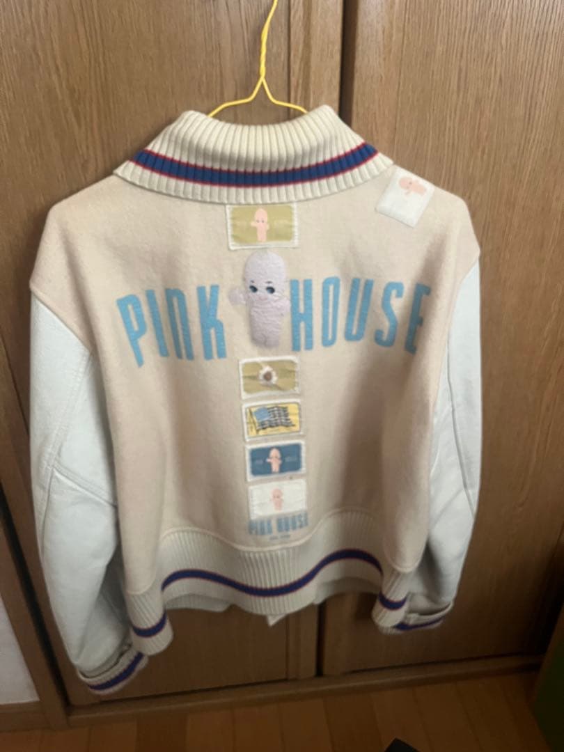 PINK HOUSE スタジャン アイボリー