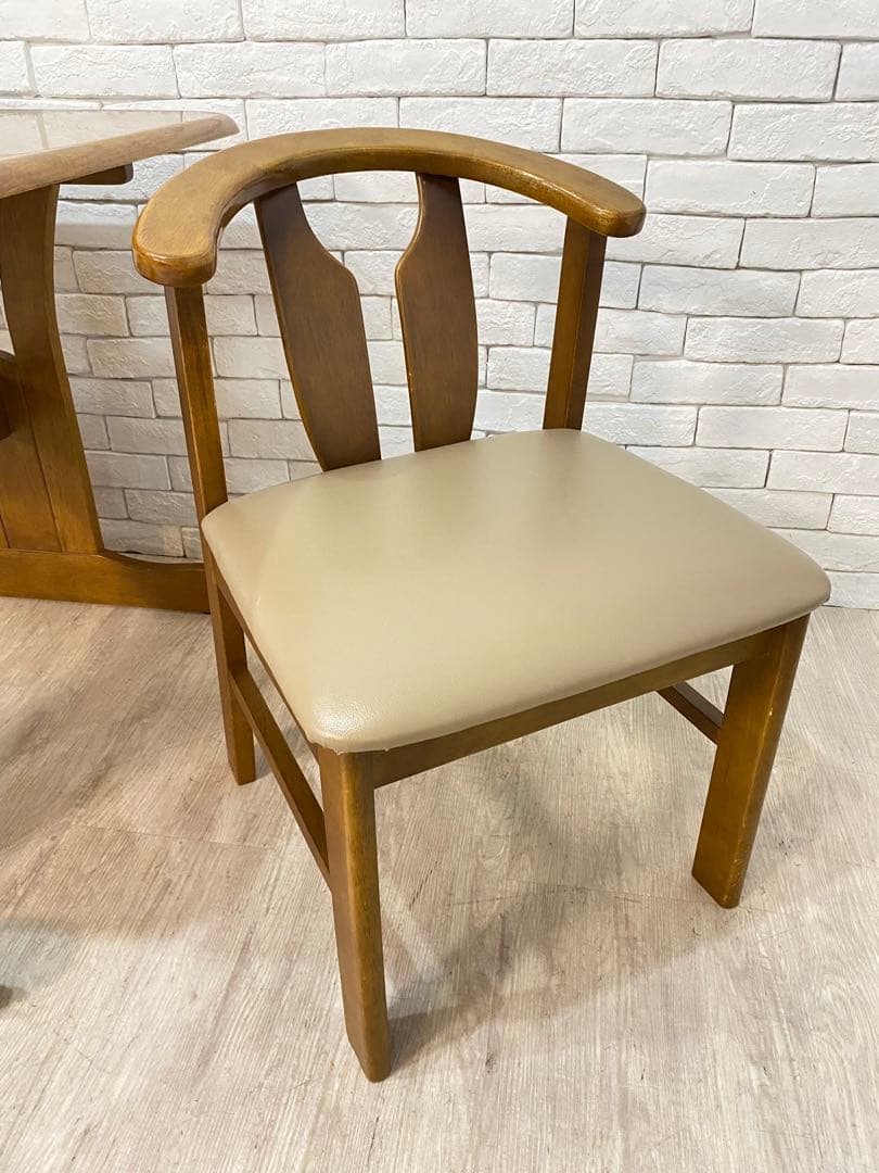 【東京都23区配送無料】ビンテージ　ダイニングテーブル　チェア　セット　机　椅子