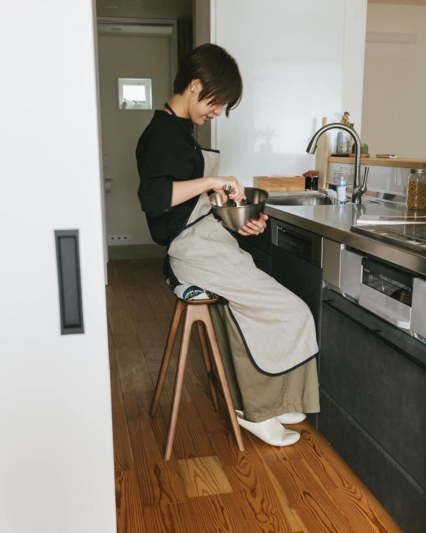 キッチンスツールNA H530 ミナ ペルホネン tanpopo khaki - メルカリ