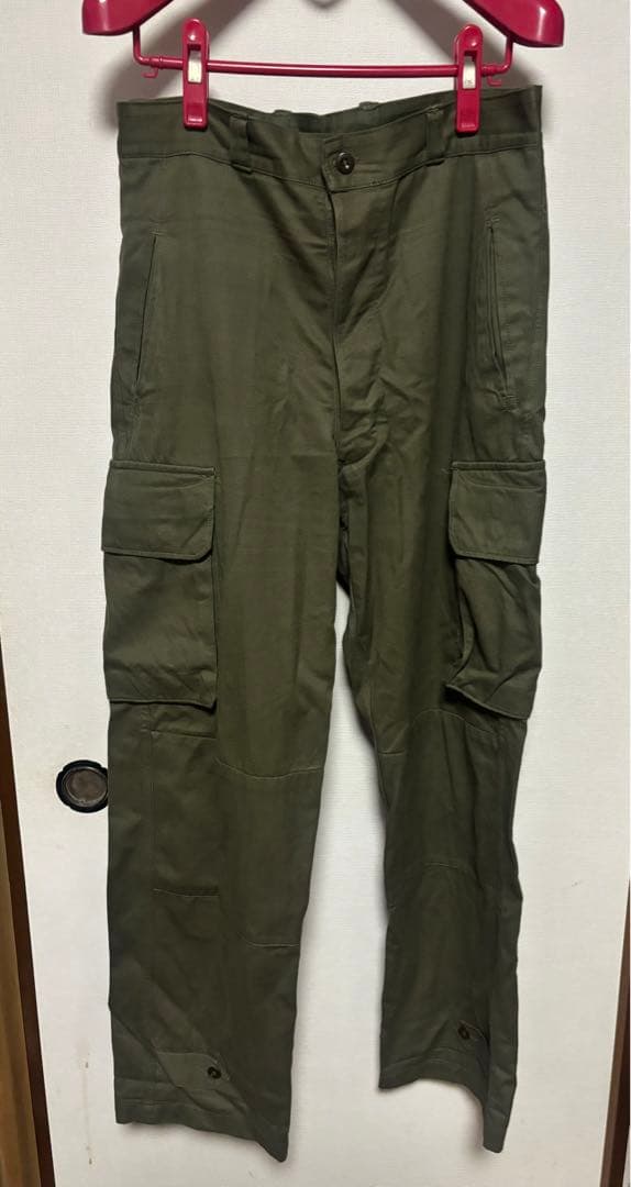 フランス軍 M-47 カーゴ パンツ オリーブ 33サイズ