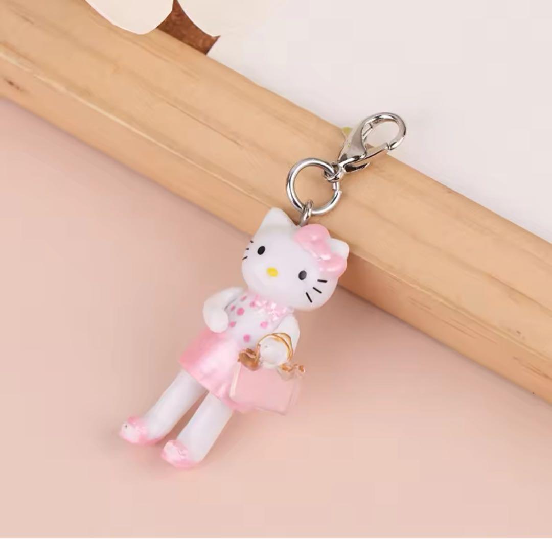 匿名発送】ハローキティ 足長 キティ ストラップ キーホルダー