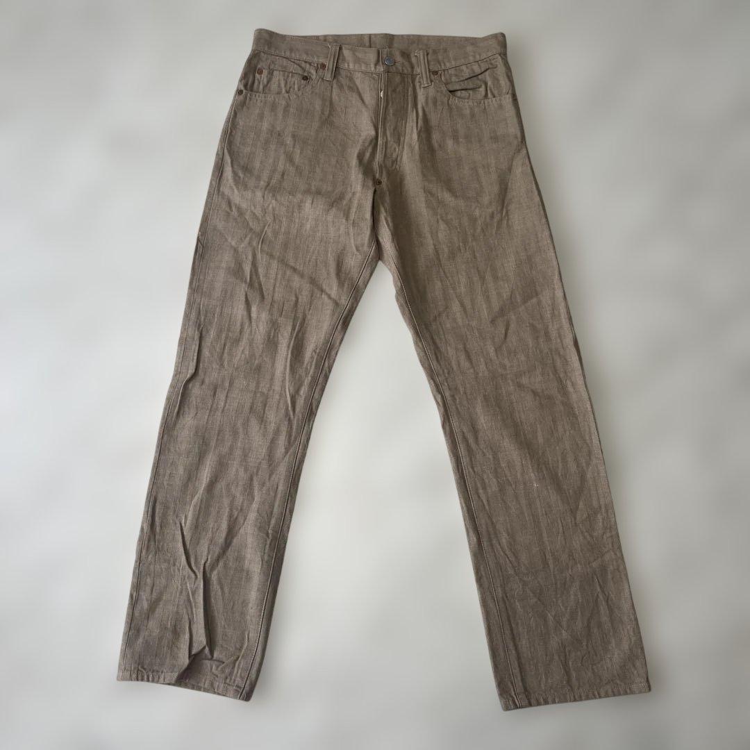 EVISU エヴィス パンツ ベージュ 31×35 2000