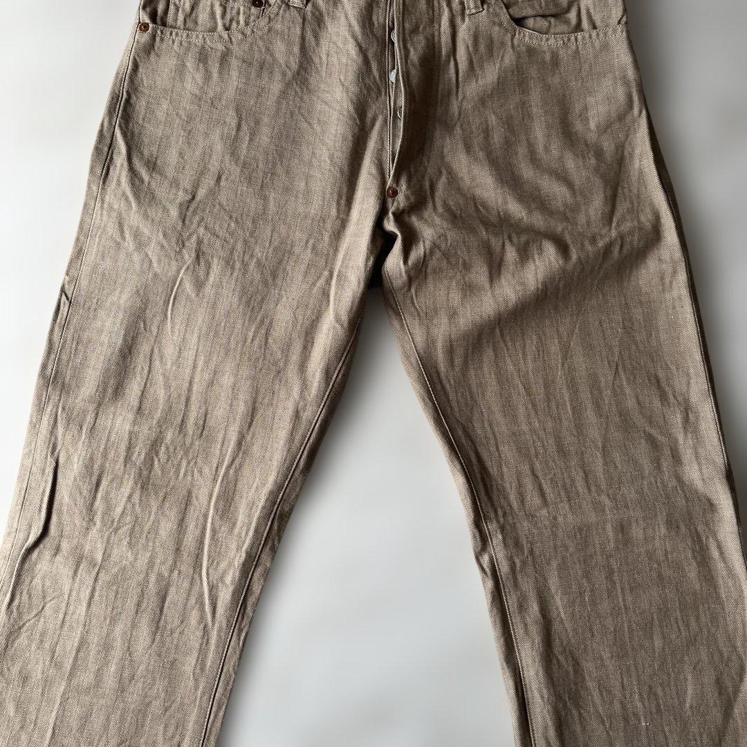 EVISU エヴィス パンツ ベージュ 31×35 2000