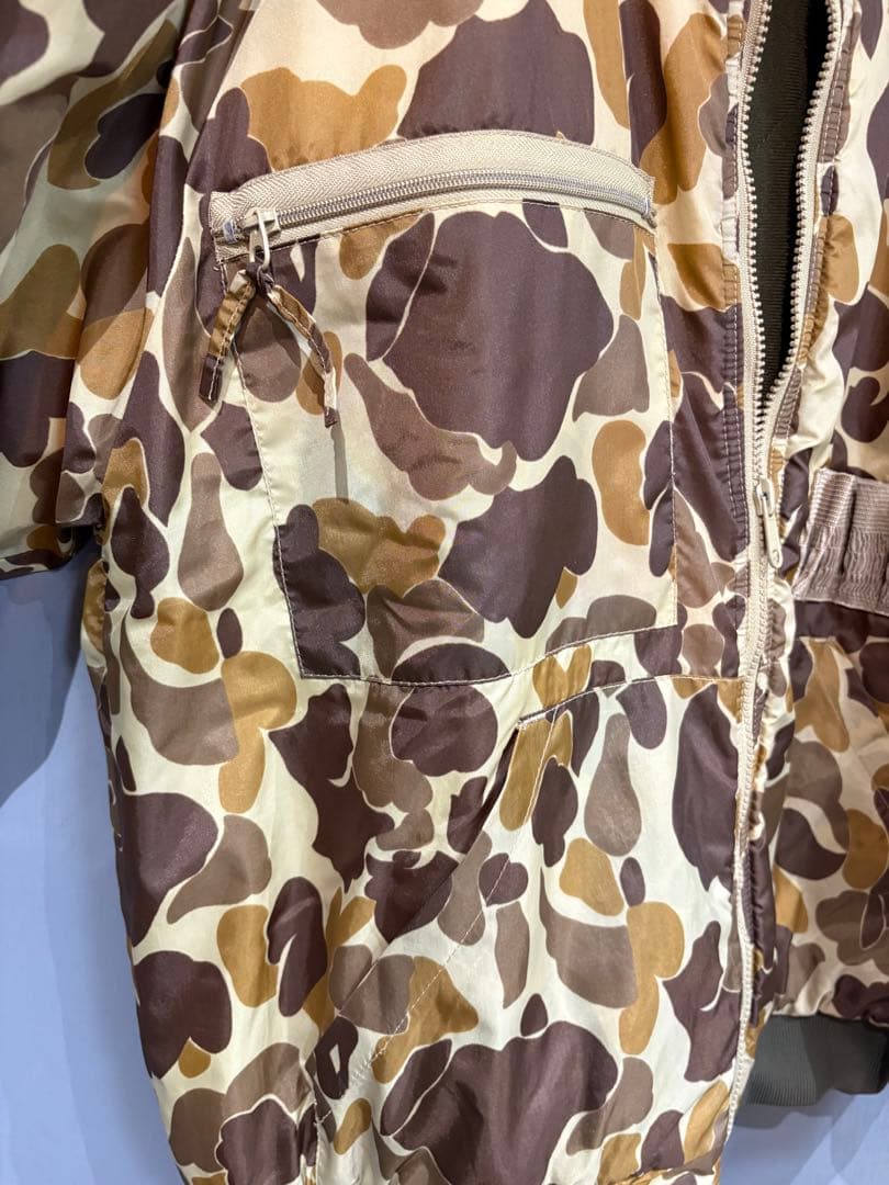 90sOUNT´NPRAREカモフラMA-1ブルゾン/ハンティングリーバイスL