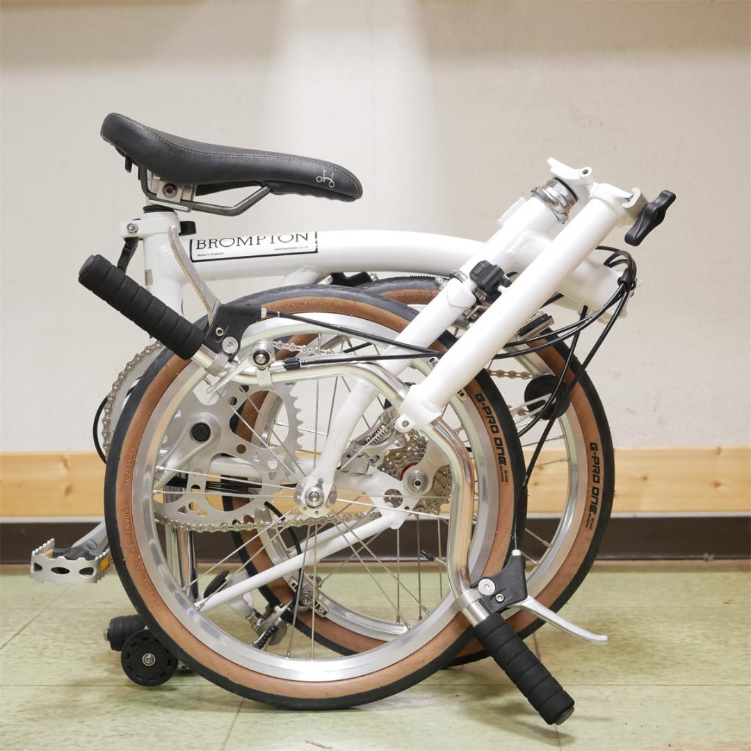 BROMPTON 外装5速 p line仕様 フルカスタマイズ レトロ 9.9㎏ - メルカリ