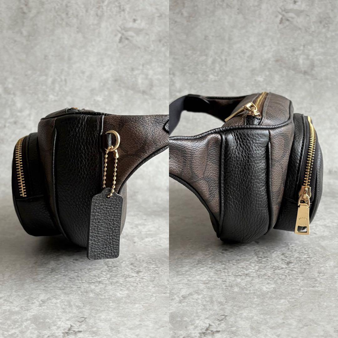 【TERU様】COACH シグネチャーボディバッグ ショルダーバッグ バイカラー