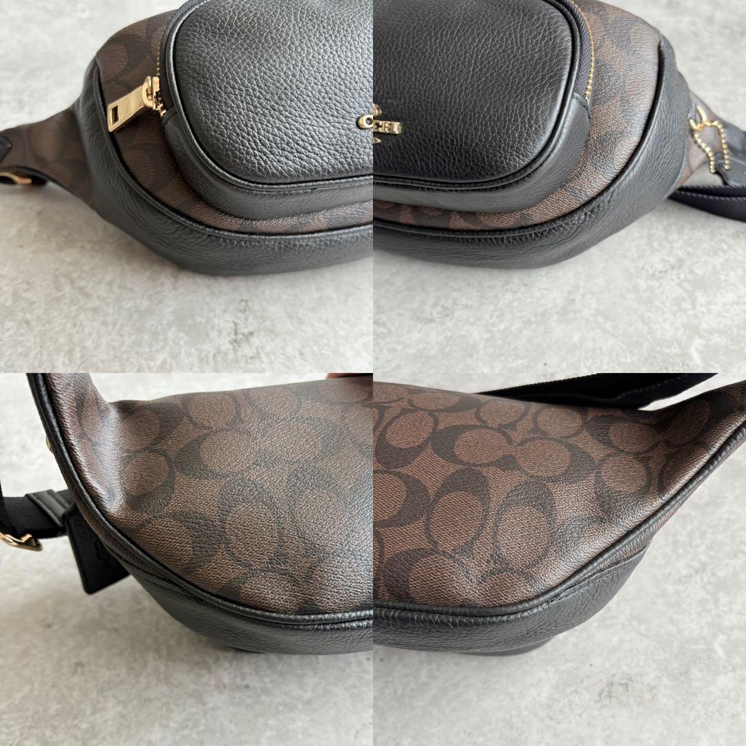 【TERU様】COACH シグネチャーボディバッグ ショルダーバッグ バイカラー