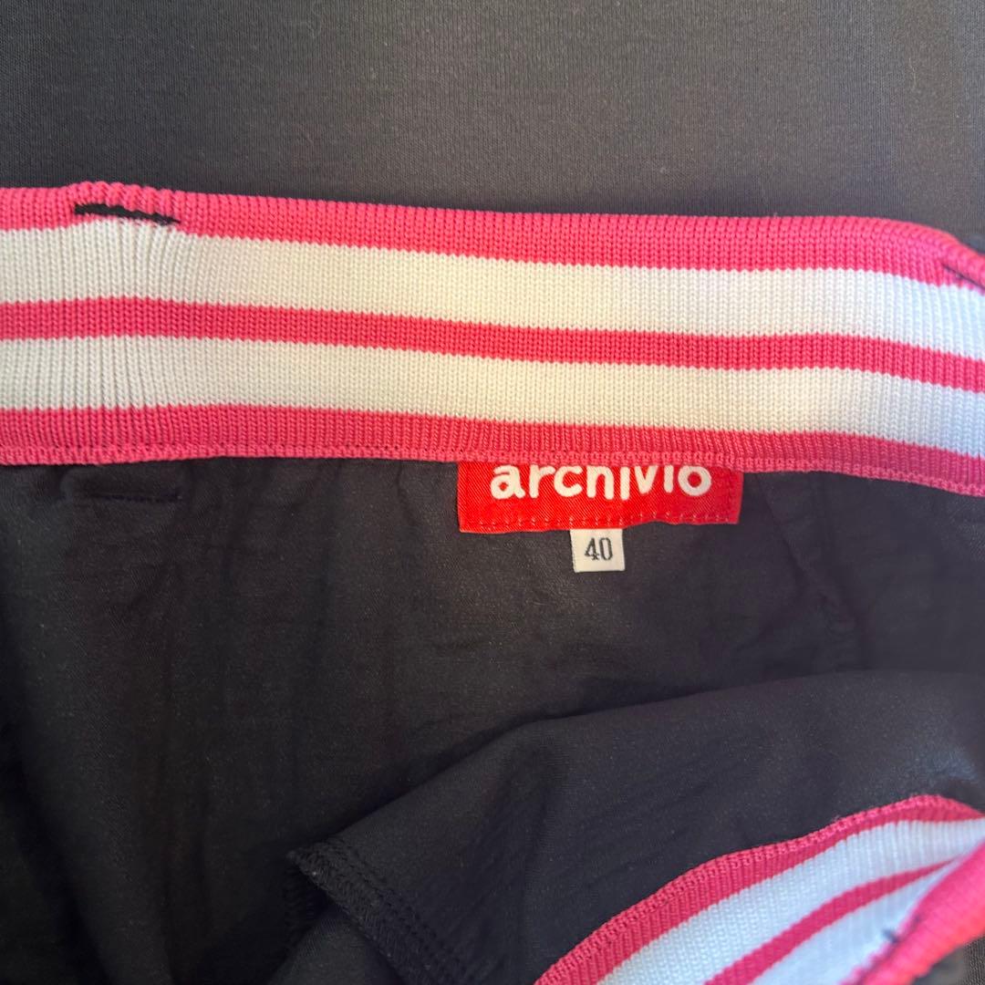 archivio ロゴラインセットアップ　トップスとスカート38/40