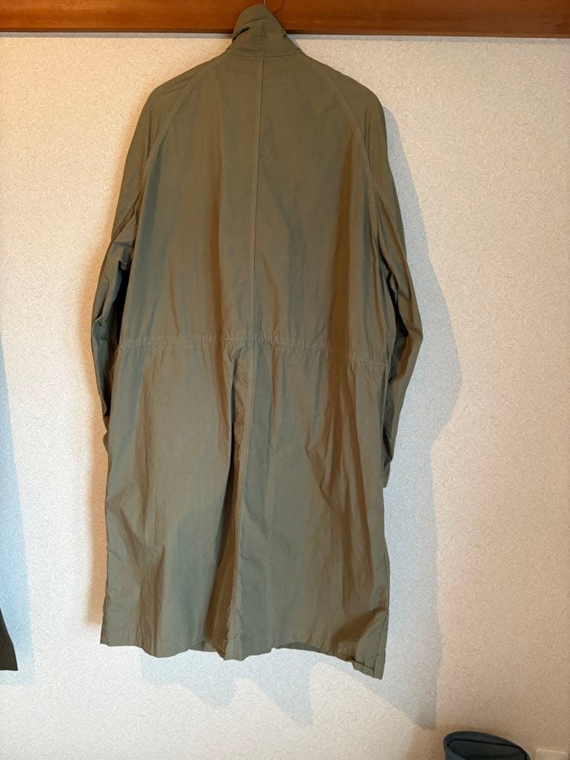 美品 MANUAL ALPHABET ステンカラーコート モッズコートミリタリー