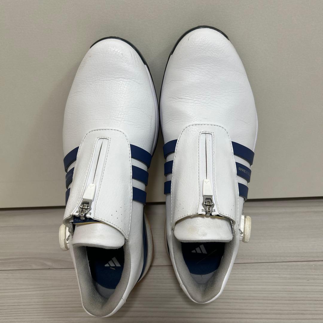 adidas ゴルフシューズ ホワイト/ネイビー