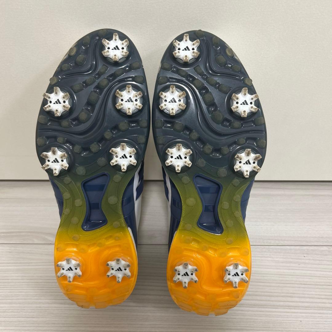 adidas ゴルフシューズ ホワイト/ネイビー