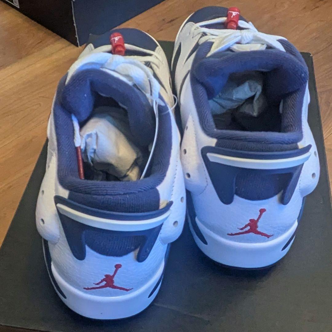 NIKE ジョーダン6 ゴルフ ネイビー×白