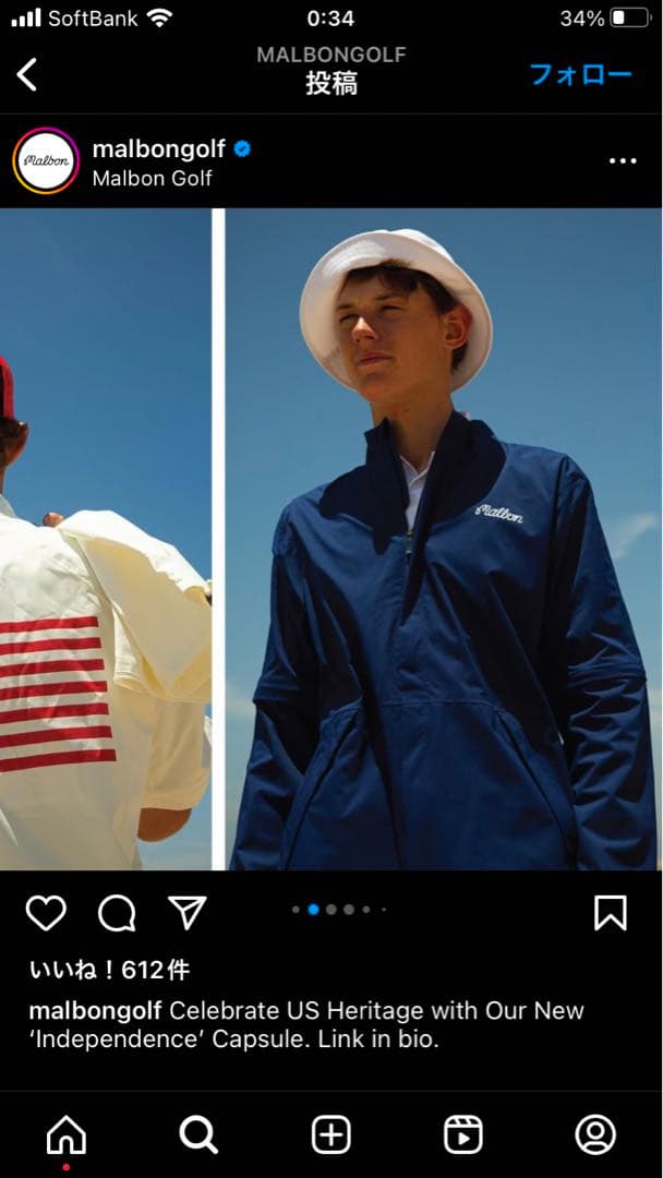 malbon golf マルボン nike ナイキ コラボ レインウェア