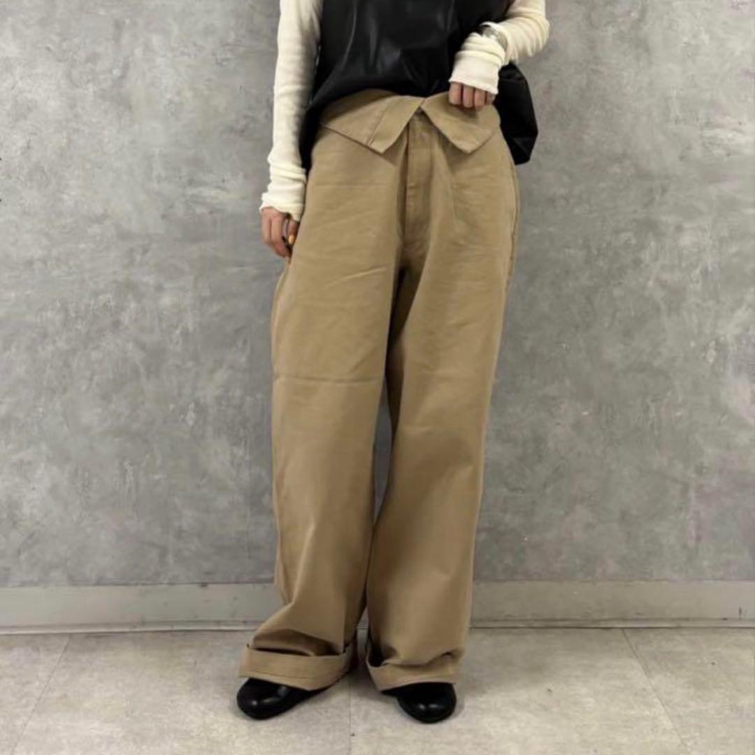 2025✨Higuchi*S2WAYハイウエストパンツ 38 今期 - メルカリ