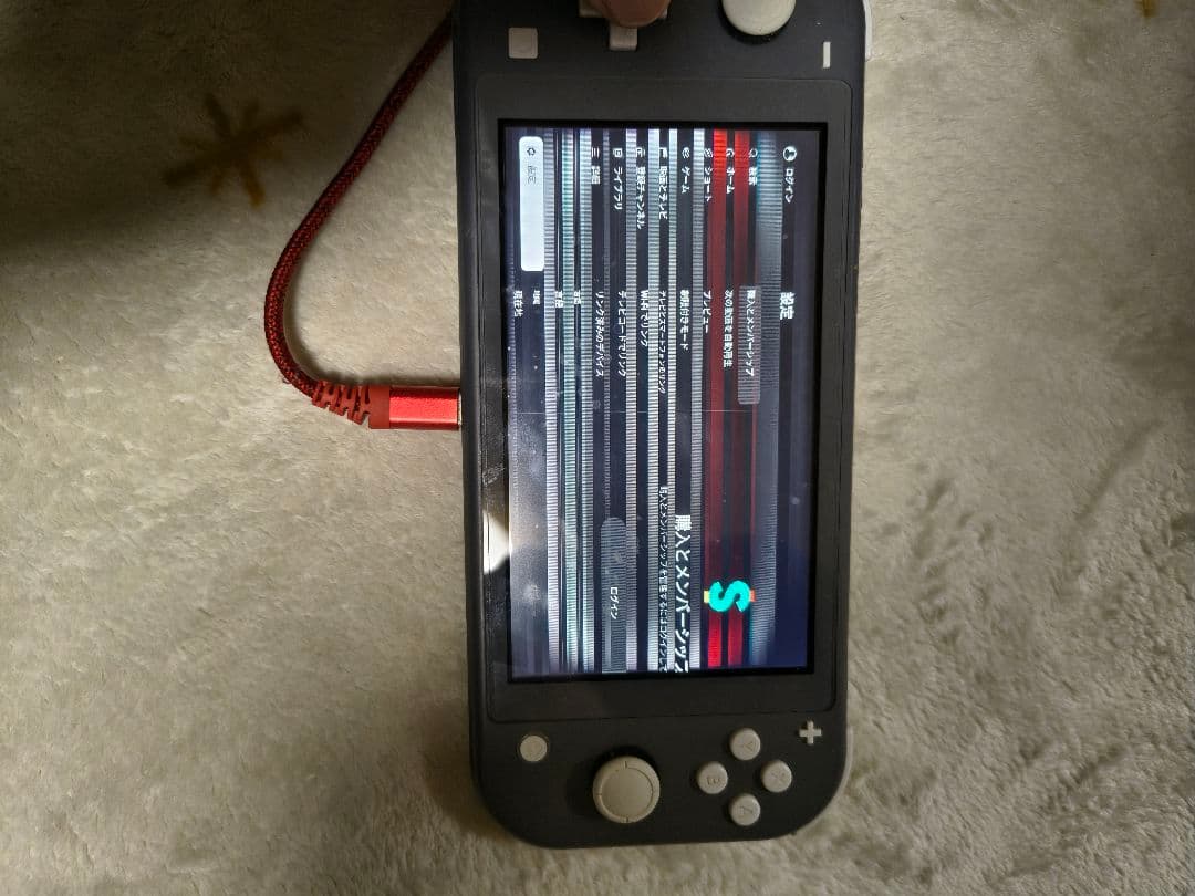 Switch　ライト　ジャンク　グレー