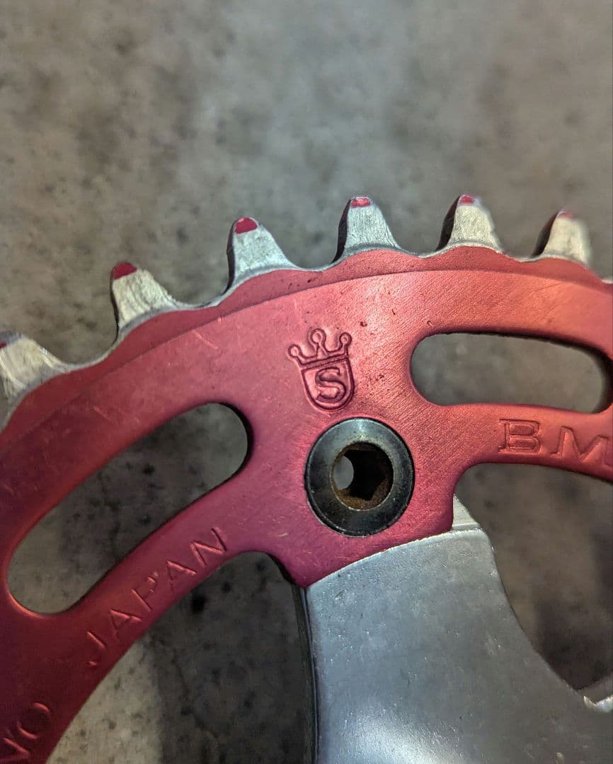 BMX 3ピースクランクセット ビンテージSugino 40T