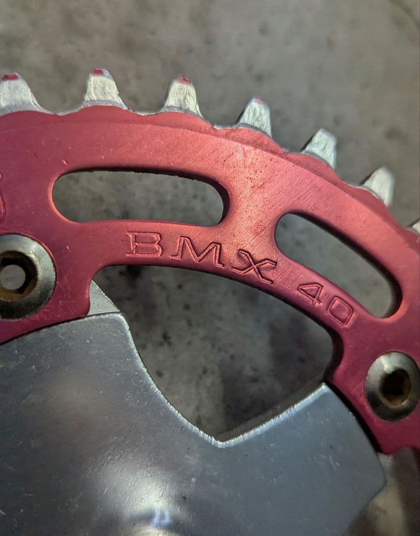 BMX 3ピースクランクセット ビンテージSugino 40T