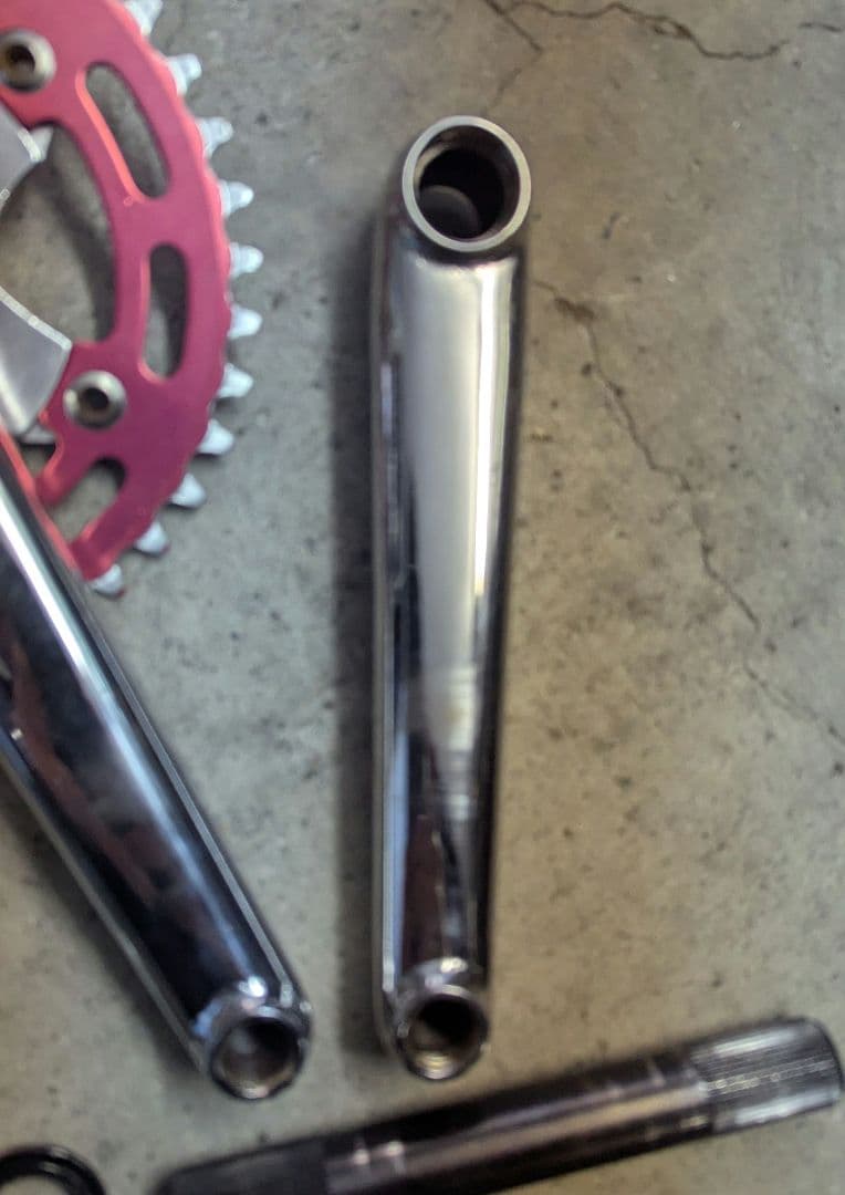 BMX 3ピースクランクセット ビンテージSugino 40T