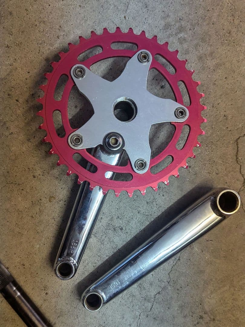 BMX 3ピースクランクセット ビンテージSugino 40T