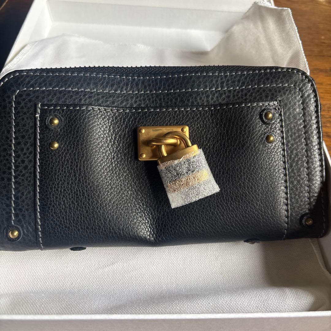 Chloé ブラックレザー 長財布
