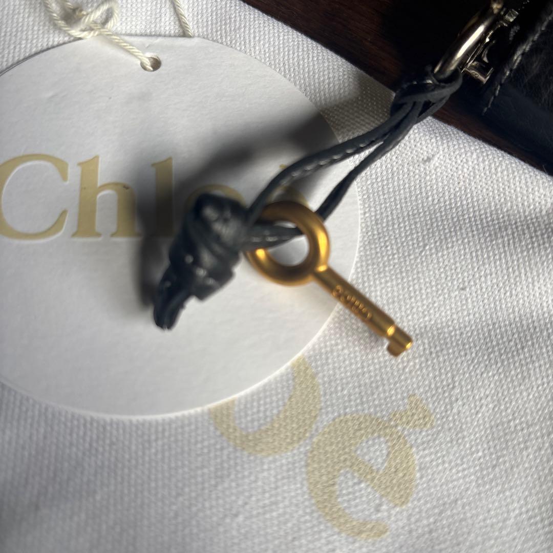 Chloé ブラックレザー 長財布