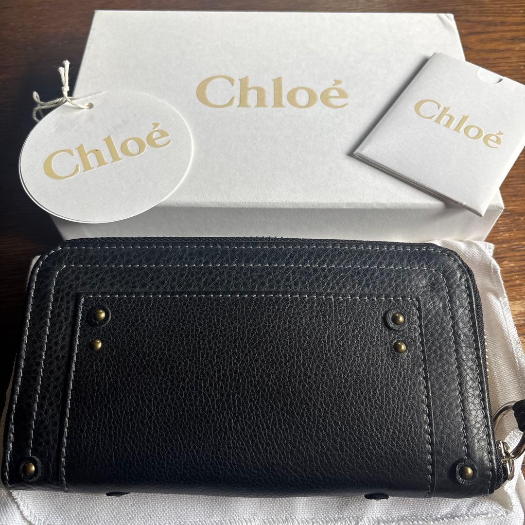Chloé ブラックレザー 長財布