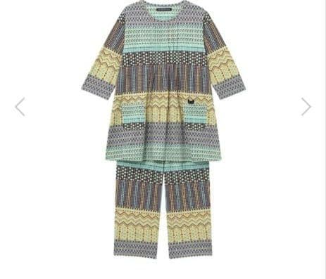 新品タグ付き マタノアツコ パジャマ ルームウェア ボーダー M