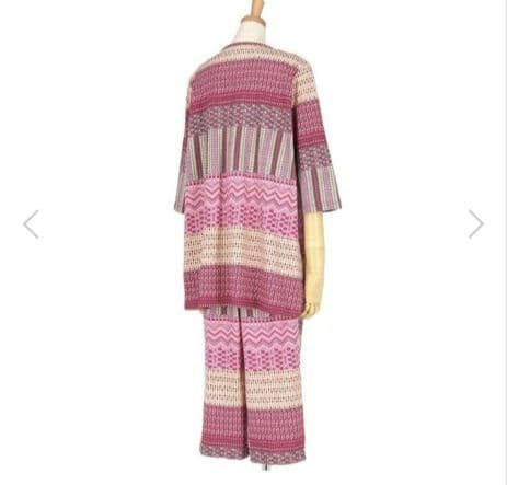 新品タグ付き マタノアツコ パジャマ ルームウェア ボーダー M