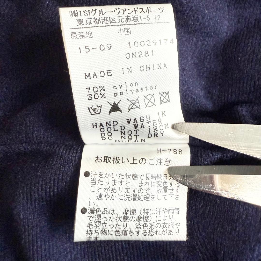 パーリーゲイツ 中綿ジャケット パデッドジャケット ネイビー 2way サイズ6