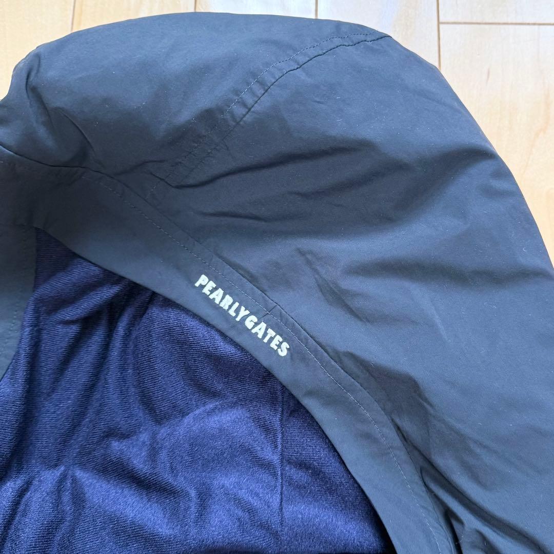 パーリーゲイツ 中綿ジャケット パデッドジャケット ネイビー 2way サイズ6