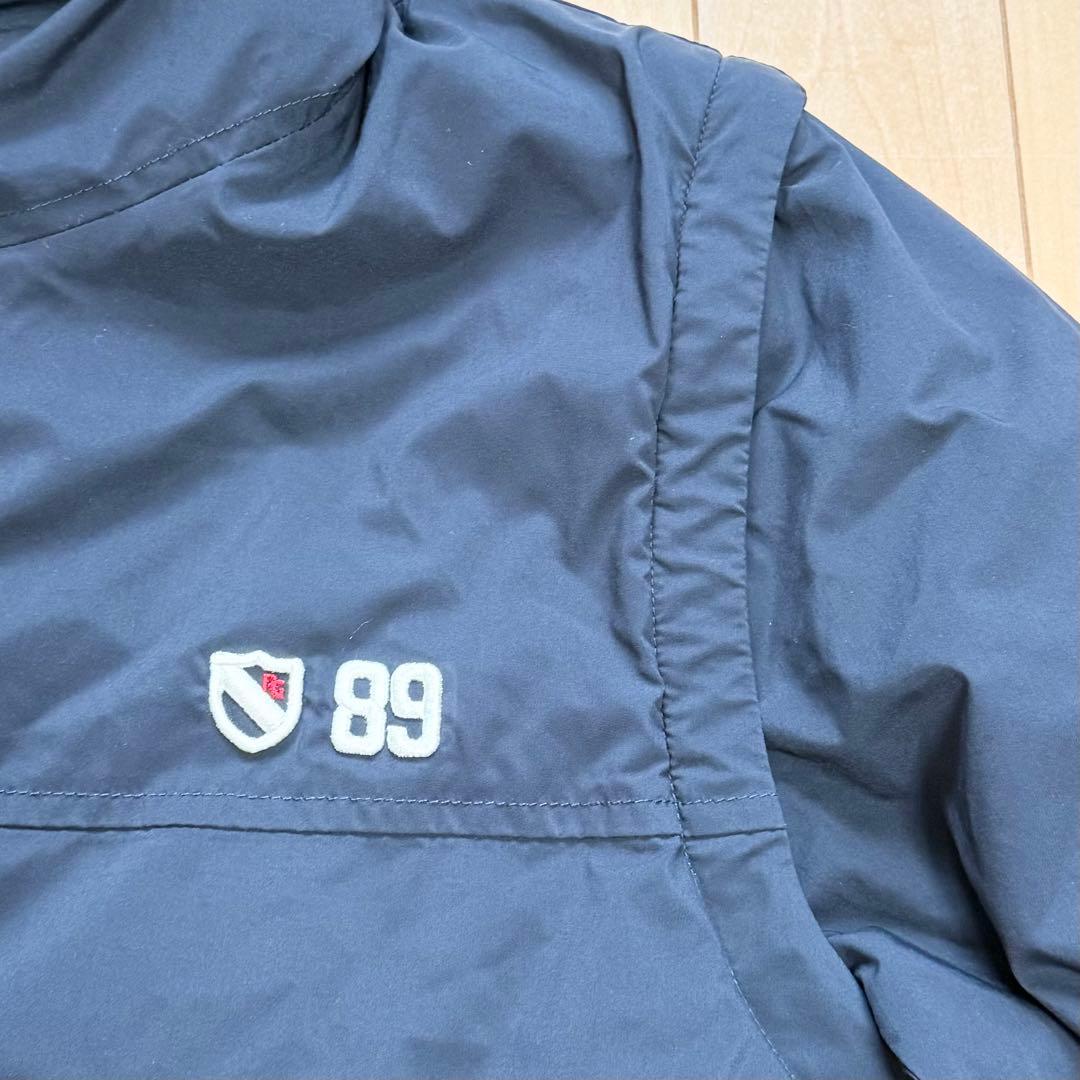 パーリーゲイツ 中綿ジャケット パデッドジャケット ネイビー 2way サイズ6