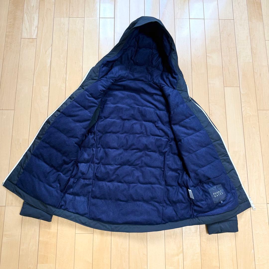 パーリーゲイツ 中綿ジャケット パデッドジャケット ネイビー 2way サイズ6