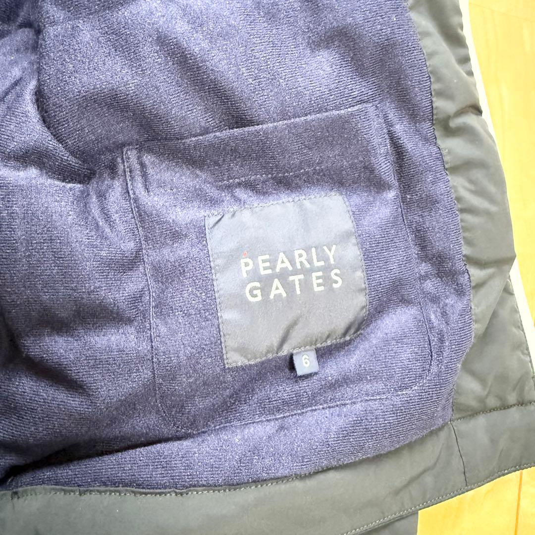 パーリーゲイツ 中綿ジャケット パデッドジャケット ネイビー 2way サイズ6