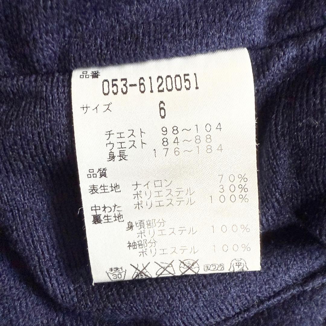 パーリーゲイツ 中綿ジャケット パデッドジャケット ネイビー 2way サイズ6