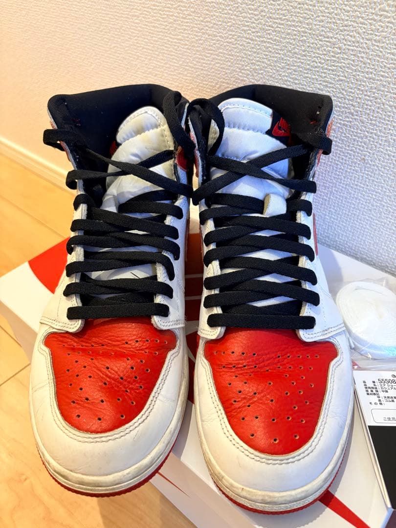 シューズ(男性用) NIKE AIR JORDAN 1 RETRO HIGH OG heritage