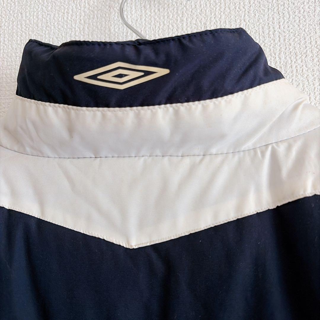 アンブロ　チェルシーFC 中綿　ジャケット　アウター　ベンチコート　ネイビー　L