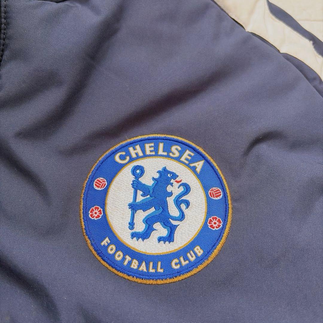 アンブロ　チェルシーFC 中綿　ジャケット　アウター　ベンチコート　ネイビー　L