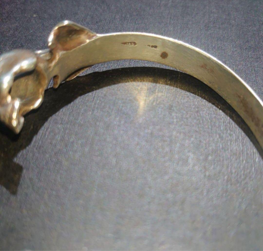 アクセサリー crazy pig TWO SKULLS BANGLE -SMALL