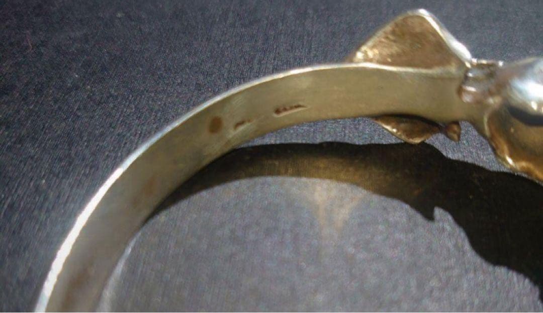 アクセサリー crazy pig TWO SKULLS BANGLE -SMALL