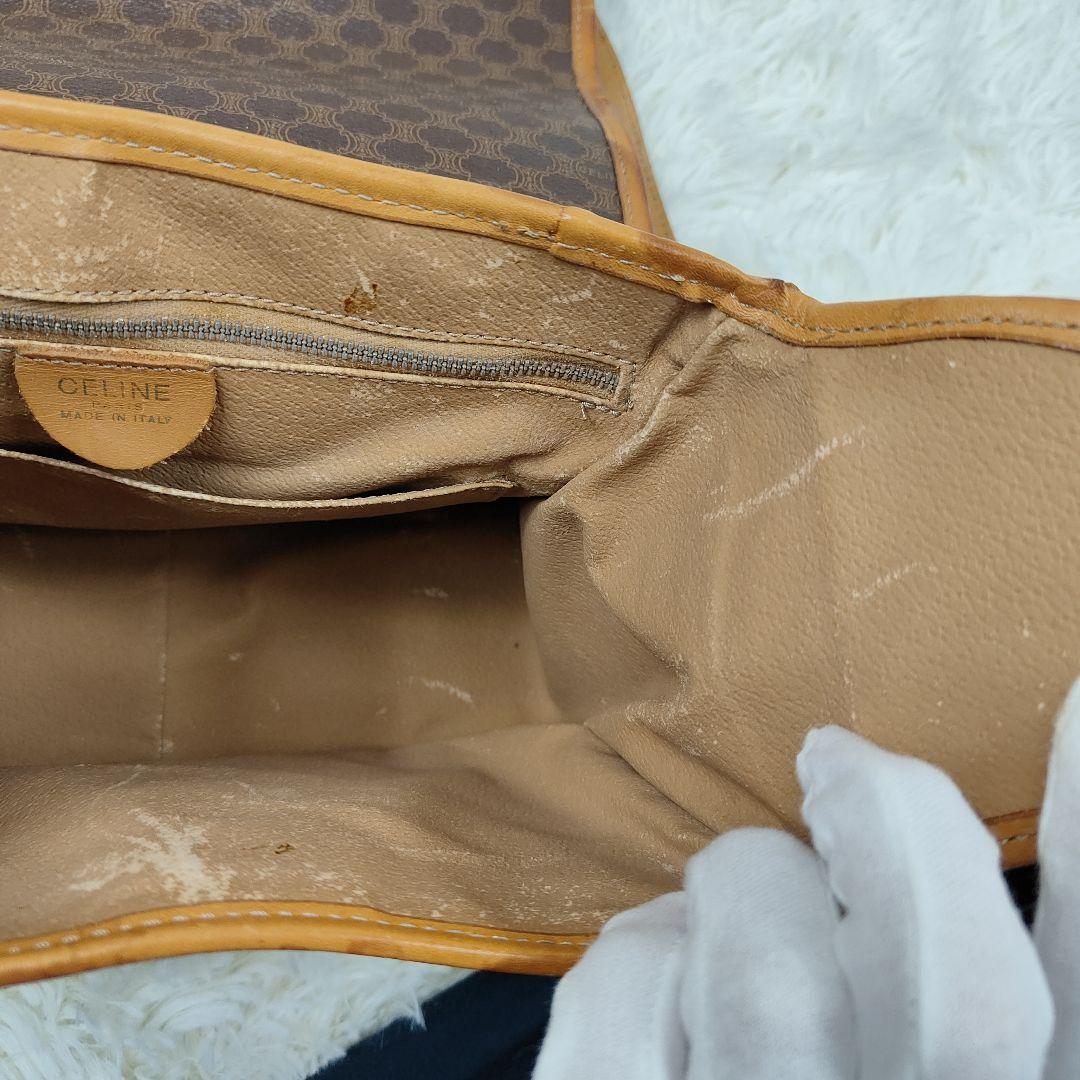 本日限定価格　セリーヌ　ショルダーバッグ　ボックス型　マカダム　トリオンフ