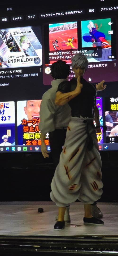 呪術廻戦 五条悟 フィギュア ガレージキット 領域展開 顔替パーツ3つ付属