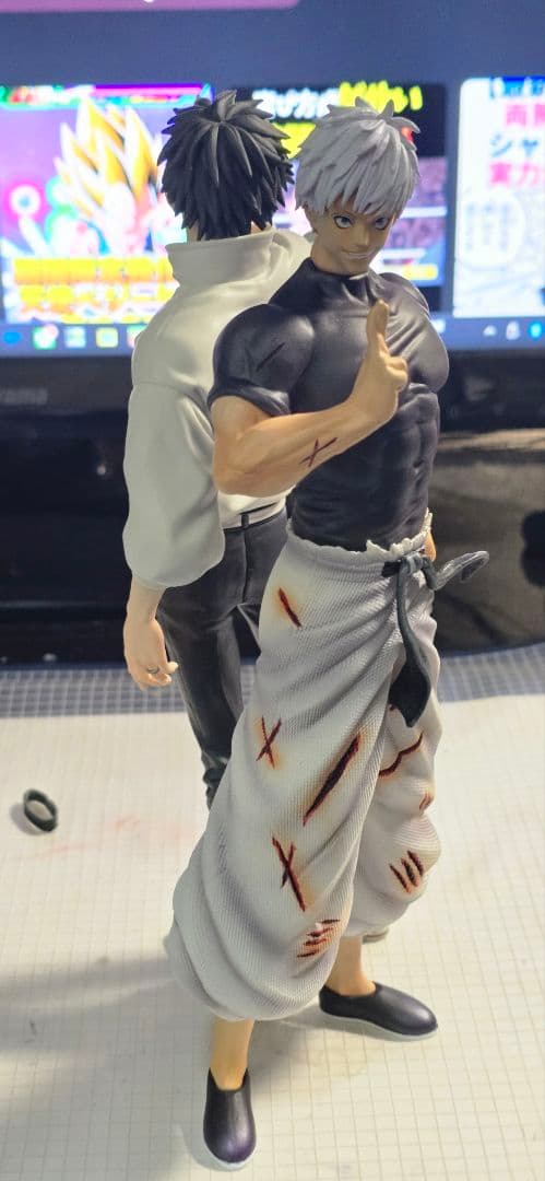 呪術廻戦 五条悟 フィギュア ガレージキット 領域展開 顔替パーツ3つ付属